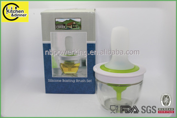 Food Grade silicone basting brush set