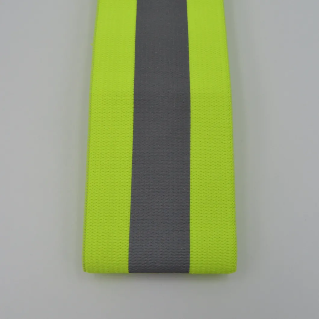 High Visibility Dual Custom Reflective Strip Elastic Wristband for Walking