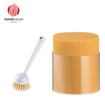 White straight Polypropylene dish brush filaments