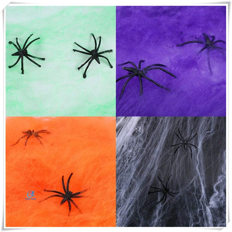 Halloween Spider Web and Cobweb Haunted House Decoration