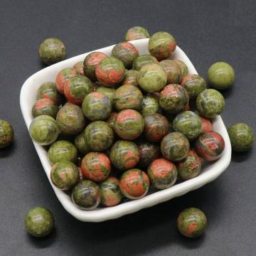 Unakite 10MM Balls Healing Crystal Spheres Energy Home Decor Decoration and Metaphysical