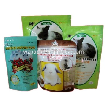 Dog feeds plastic packaging bag