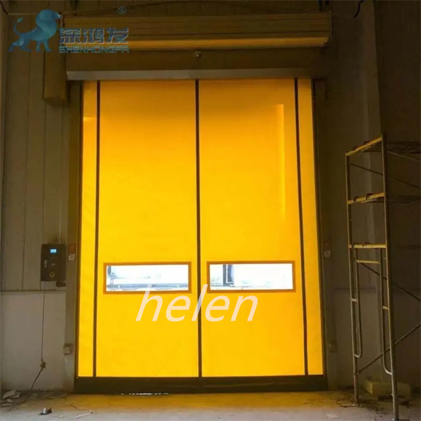 Industrial pvc zip fast door