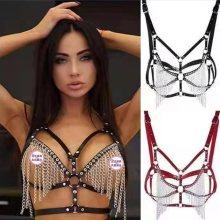 Wholesale Leather Bondage Belt Harness for Women's Lingerie