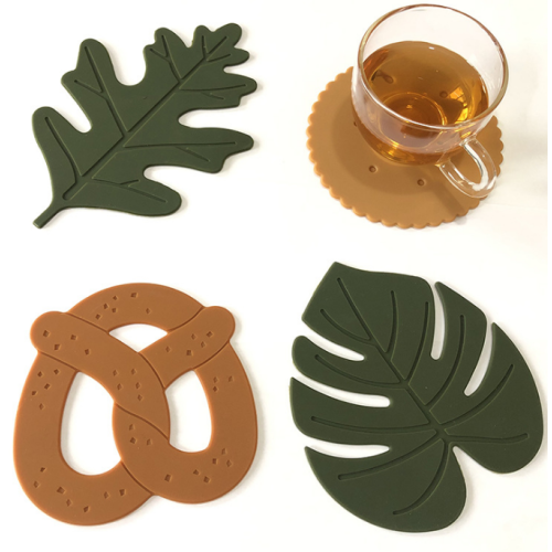 創造的な卸売りの葉のプラセマットクッキーテーブルマット