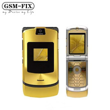 GSM-FIX Factory Cheap Original Unlocked GSM Classic Flip Cellphone for Motorola Razr V3i