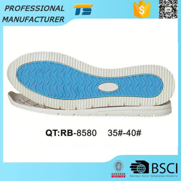 Alibab High Flexibility Leisure Sole Manufacturers Synthetic Rubber Shoe Sole