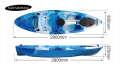 2016 Pro Pemancing Memancing Kayak Grosir Premium Duduk Di Kayak Dari Produsen Kayak Keren