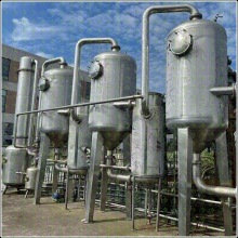 Triple effect evaporator solution