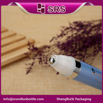 15ml plastic airless roller bottle,high quality push cap plastic bottle