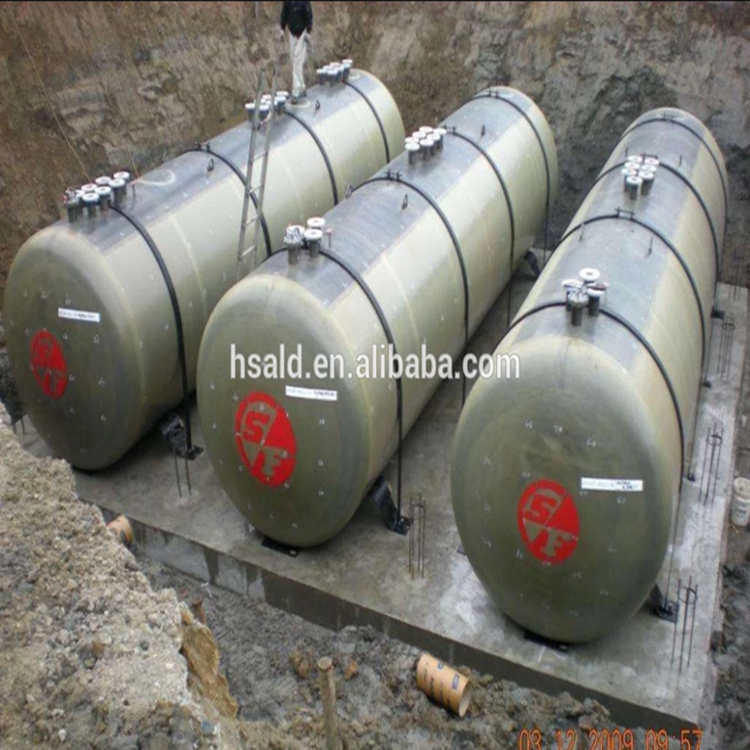 Double chambers double SF walled petrol diesel fuel underground tank