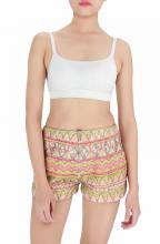 summer embroidered sequin shorts