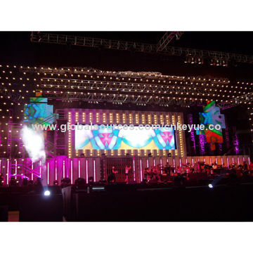 Indoor advertisement full-color LED video walls, 672*480p resolution