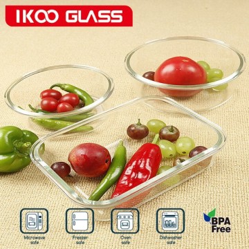 Kitchen use heat resistant opal glassware