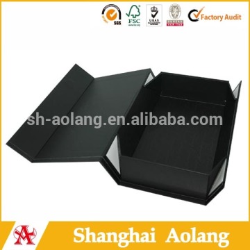 Garment folding paper package box