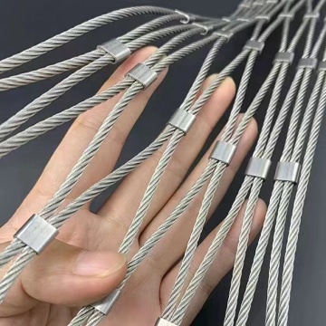 Stainless Steel Wire Rope Mesh for Zoo Aviary Netting