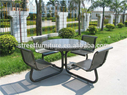 Metal picnic table chair set outdoor table set outdoor table and chair