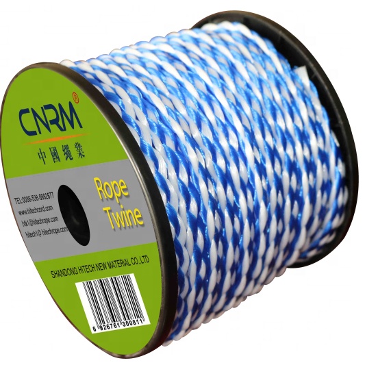 PP hollow Braided Rope PE plastic rope cord string boats ships mooring polyethylene rope