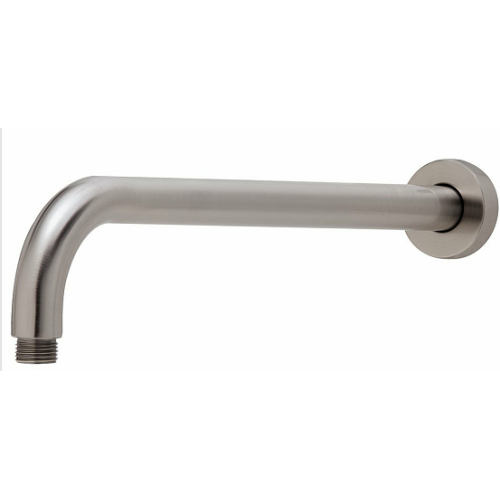 Brushed Nickle Round Messing Shower Arm