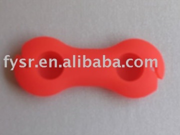 fashionable silicone earphone rubber bobbin winder