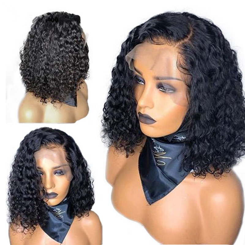 Human Hd Lace Frontal Short Straight Bob Wigs With Bangs Colored Brown Remy Human Hair Wigs Swiss Lace Front Bob Wig With Fringe