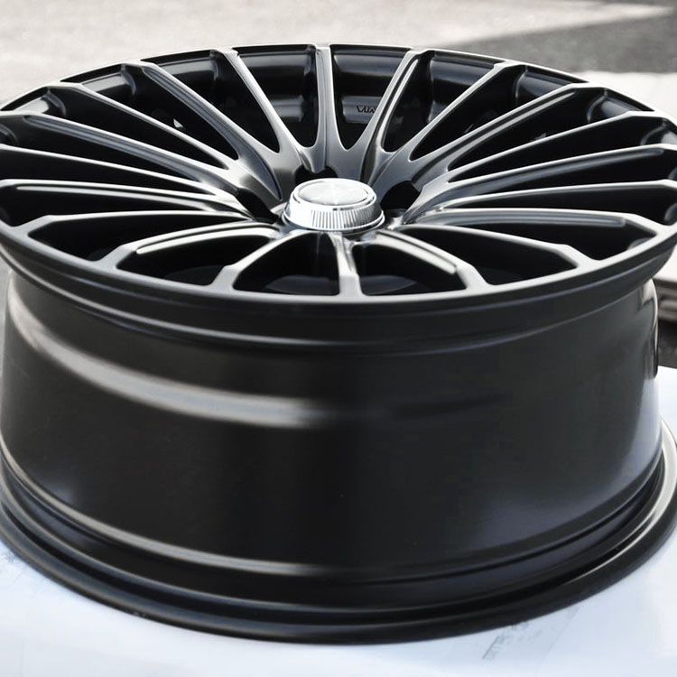 Customized 15 16 17 inch 38 40 ET black high quality car alloy wheel rims