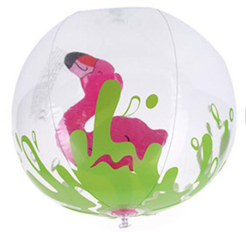 Animal 3D dentro de la bola inflable promocional de la pelota de playa