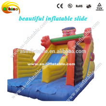 2016 Happy zoo park giant inflatable slide, juegos inflables