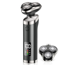 Waterproof Electric Razor for Men - Portable Travel Facial Beard Mustache Shaver