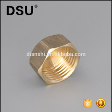 Hex Brass cap fitting female thread brass end cap