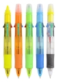 Ensemble stylo / surligneur 4 couleurs