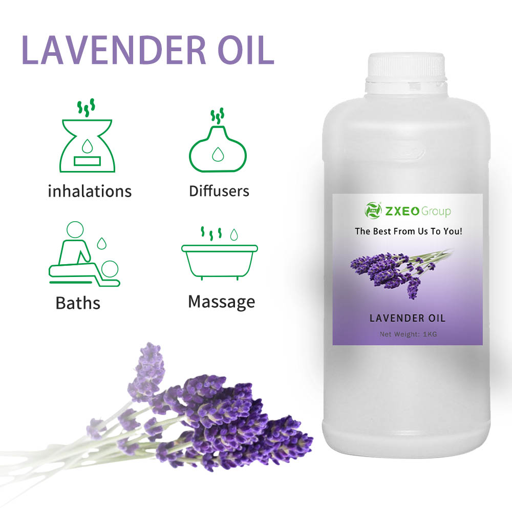 Masaje natural del cuidado de la piel Aceite de lavanda