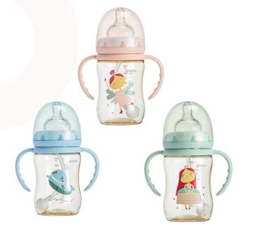 100% Eco-Friendly BPA-Free 180ml Anti-Flatulence Baby Milk Feeding Bottle