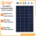 Sistema solare da 15 kW da 15 kW da 100 watt