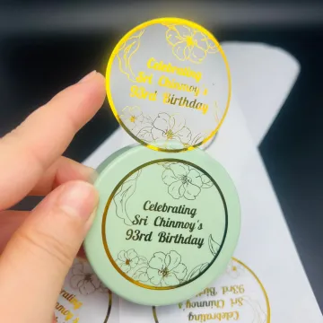 Premium Gold Foil Stickers