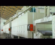 Two steps Impregnating Line used for laminating flooring