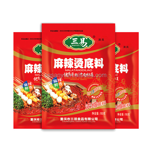 Chongqing High Quality Halal Hot Pot Condiment With Chili