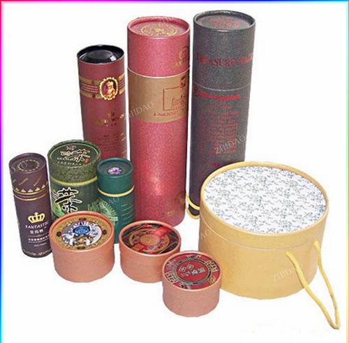 high grade paper pencil box, gift paper round box, tube box wholesale