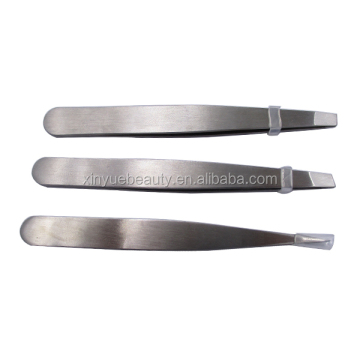 Stainless Steel Tweezers Set Slant Flat Tweezers Manufacturer