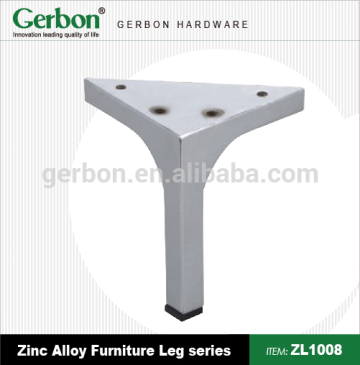 chrome palted modern style Zinc Alloy Sofa leg