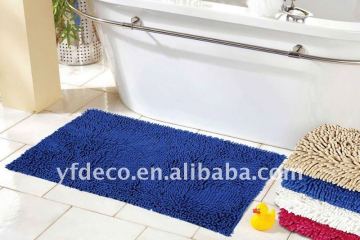 chenille shaggy rugs with natural latex backing