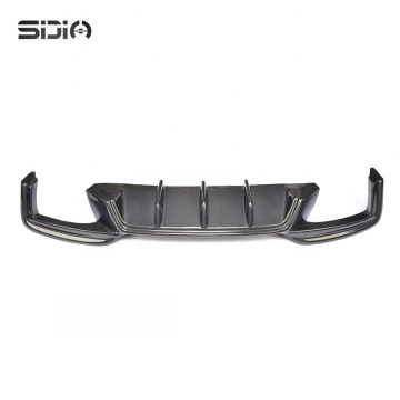 Vacuum carbon fiber rear lip car spoiler