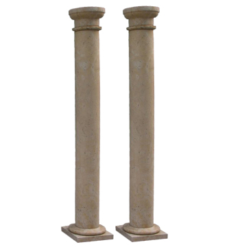 Natural stone Material Classic Roman Pillars Column For Construction Decoration
