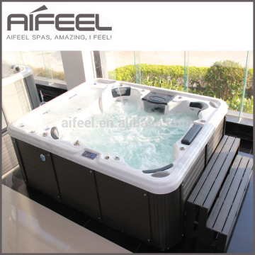 Balboa Control system 6 person freestanding acrylic massage rectangular outdoor garden whirlpool baths