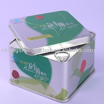 Square tin can packaging can