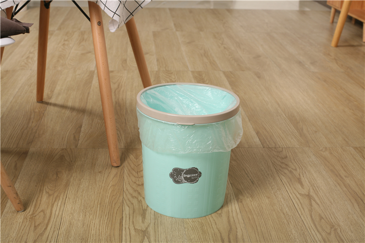 Multicolor Practical Design Waste Bins For Daily Use Of Trash Can With Pressure Rings