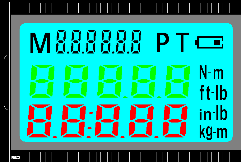 Large Accurate Liquid Crystal LCD Display