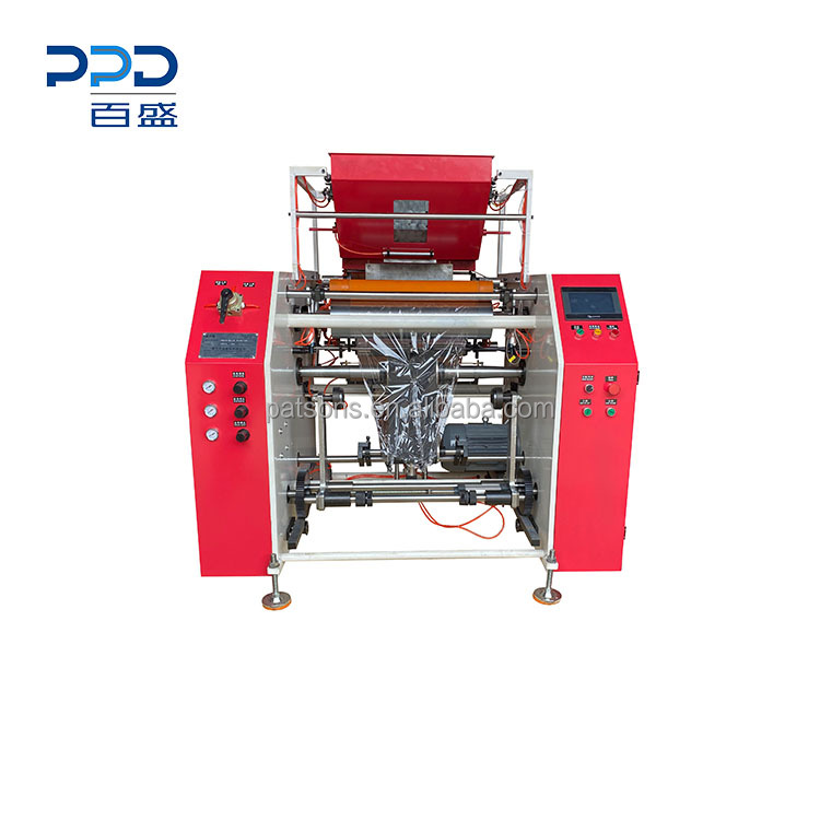 China Manufacture Fully Auto 3 Turret Pallet PE Stretch Film Rewinding Machine