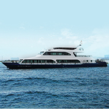 28.5m/120p fiberglass passenger Boat Touring for sale