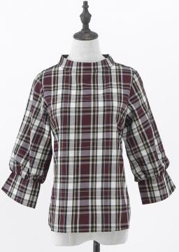 Women's Yarn-dyed Long-sleeve Pullover